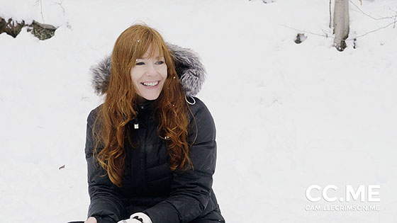 Camille Crimson in Finding Joy in Winter